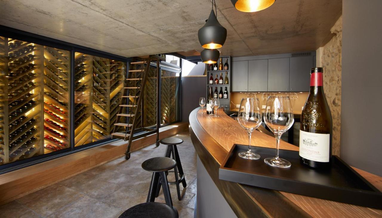 Les Chambres De L'Oustalet, Chambres D'Hotes Et Restaurant Etoile Gigondas Eksteriør bilde